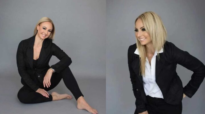 Evolving Perspectives: Destigmatizing Women's Use of Escort Services 8 Corporate woman in dark suit